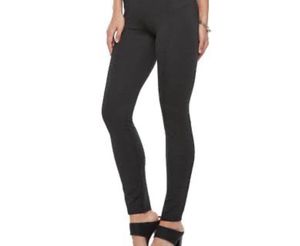 Women's High-Waisted Dark Grey Leggings