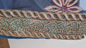 Vintage Embroidered Fabric
