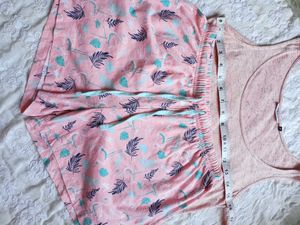 Cute Pink Pajama Set with Shorts