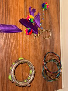 Funky Bangles and ear piece
