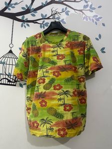 Hawaiian Print T-Shirt