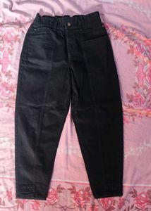 Black Wide Leg Cargo Pants