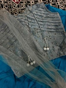 Stunning Blue Choli Set 🔷