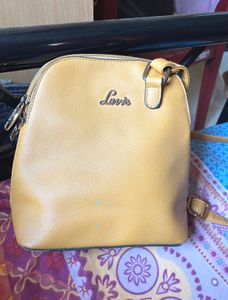 Mustard Colour Lavie Brand Sling Bag