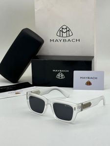 Maybach White Translucent Sunglasses