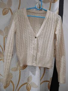 Knit V-Neck Cardigan