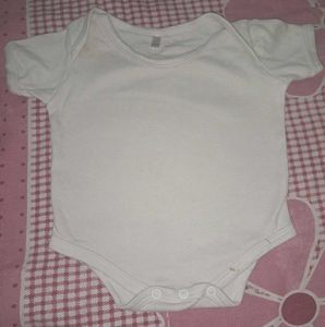 White Baby Onesie