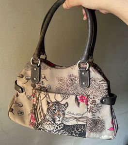 Salvatore Ferragamo safari print bag