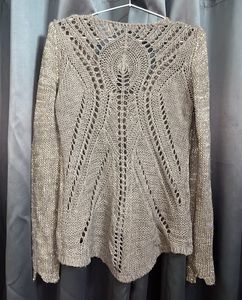 Beige Glitter Sweater