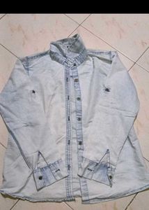 Light Wash Denim Shirt