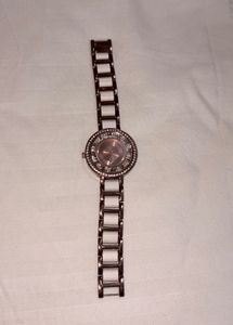Carlington Women's Rose Gold & White Watch