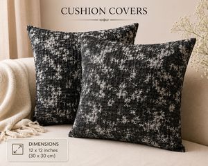 New Stylish Textured Cushion Covers (Set of 2)