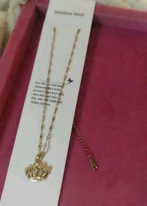Crown Pendant Necklace