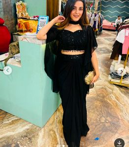 Elegant Black Lehenga Choli Set