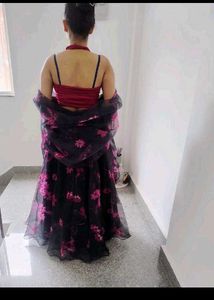 skirt with top and dupatta
