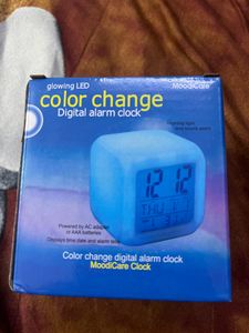 Color Changing Digital Alarm Clock - 1 Pc