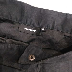 *Authentic* FIRETRAP Black Button-Front Skirt