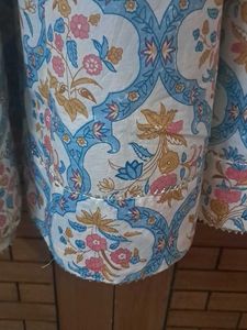 a line pure cotton  kurti