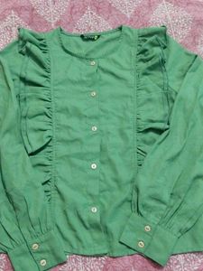 ruffle shirt top