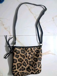 Leopard Print Crossbody Bag