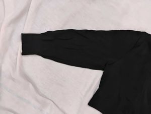 Black Tie-Front Cropped Cardigan(shrug)