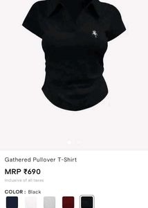 Stylish Black Polo T-Shirt