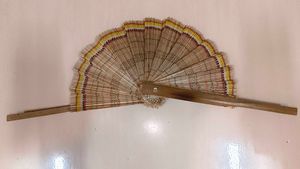 Antique Handmade Bamboo Fan
