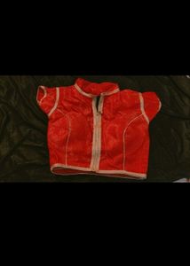 Red Readymade unused Blouse