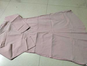 Elegant Pink Long Coat Style Kurta