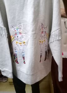 Embroidered Fox Sweatshirt