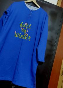Blue 🔵 Winter Top For Girl Or Woman 40 Bust