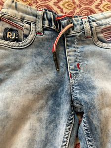 Kids Light Wash Distressed Jeans