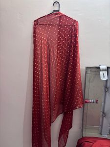 Elegant Rust Kurta Set with Dupatta