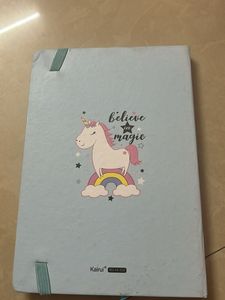 Unicorn Themed Ruled Hard Bound Notebook
