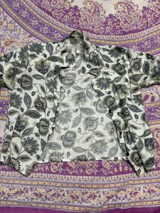 Floral Crop Shirt