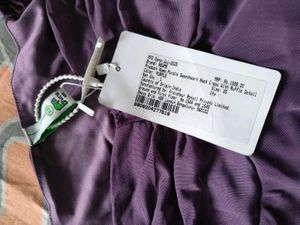 Purple ruffle dress