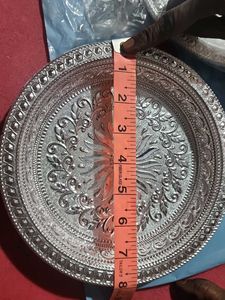 Silver coat  Decorative Plate