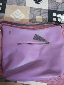 Lavender Shoulder Bag used and with wallet asfree