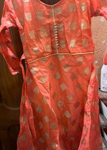 Beautiful Peach Kurta