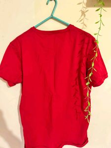 Red "Stardom" Graphic T-Shirt