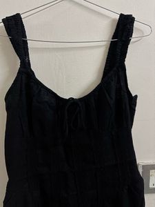 Chic Black A-Line Dress