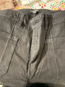 Black Straight Leg Work Pants