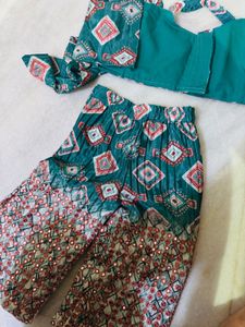 Brand new Green Mirror Palazzo Choli Set