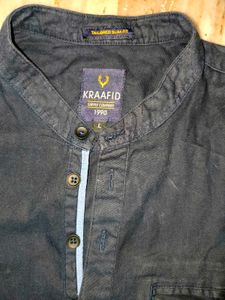 Solid Casual Slim Fit Short Kurta