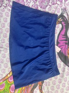 Blue gym skirt