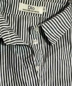 Chic Striped Peplum shirt pattern top