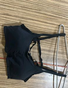 Designer Bra With Sexy Striped Back