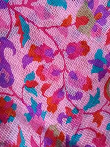 Pink And Purple Saree