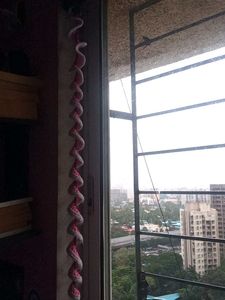 crochet spiral wall hanging decor