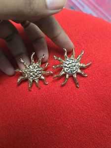 Gold Sun Earrings